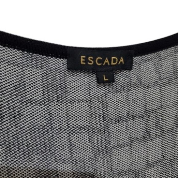 Escada knitted large tank top size L - Picture 3 of 5